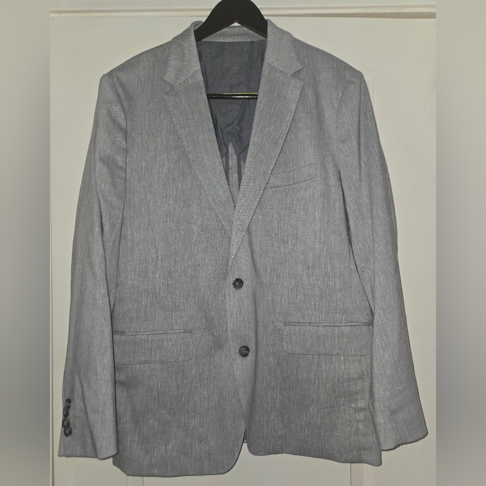 NWOT Fairlane Men's Linen Gray Blazer Sport Coat Stitch Fix Size XL